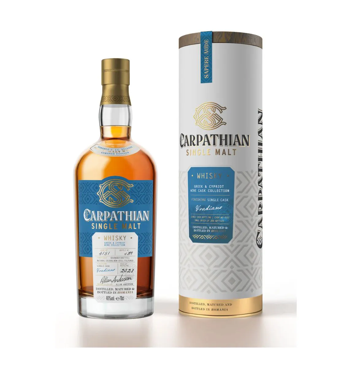 WHISKY PURO MALT CARPATHIAN VRADIANO 700ML