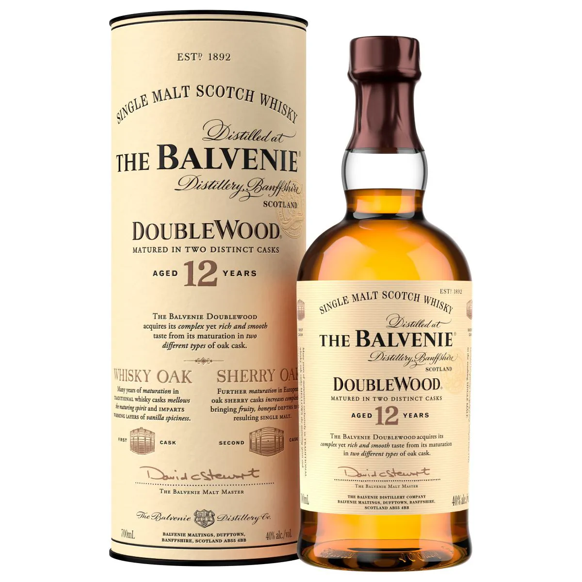 WHISKY THE BALVENIE DOBLE WOOD 12Y 700ML
