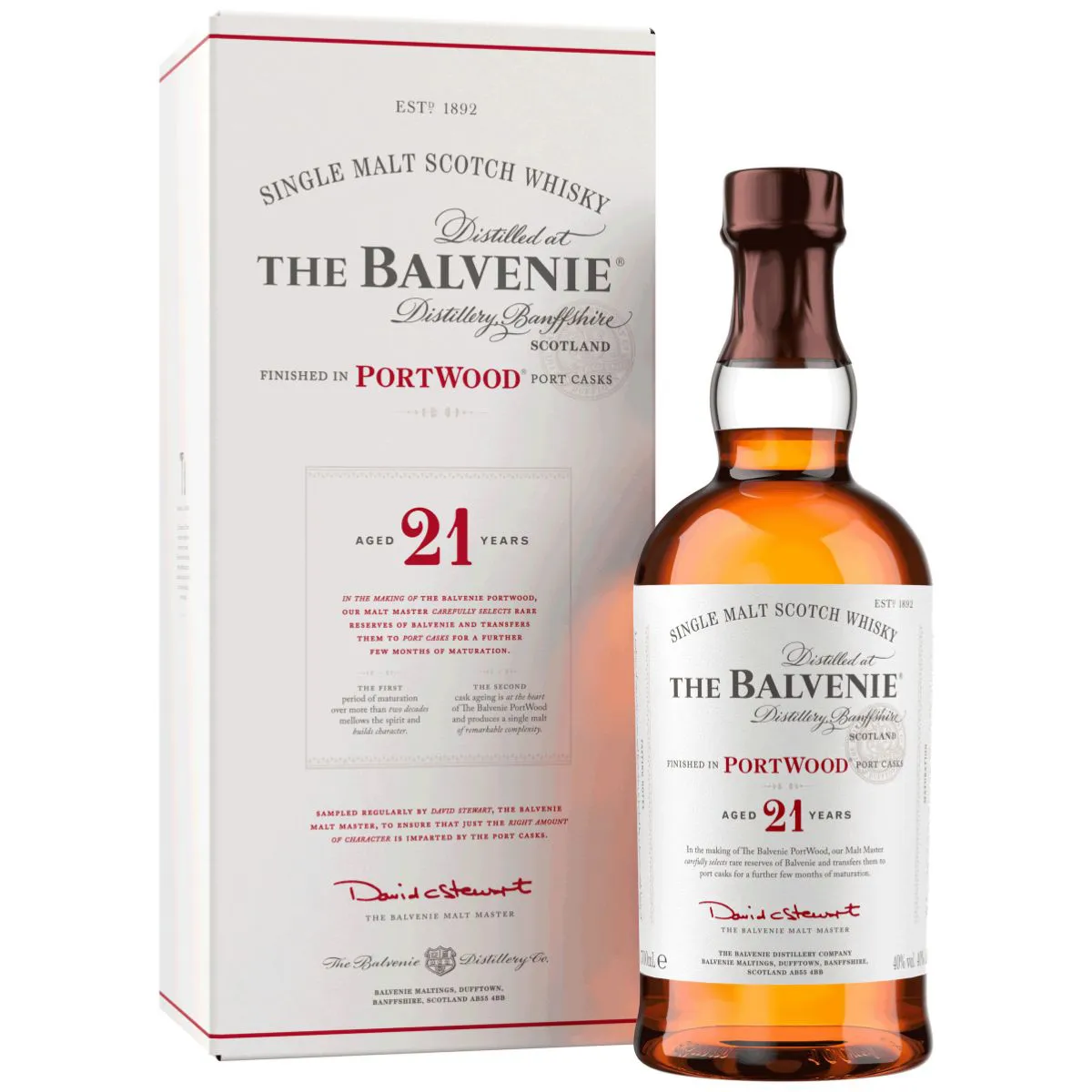 WHISKY THE BALVENIE 21 ANOS 700ML