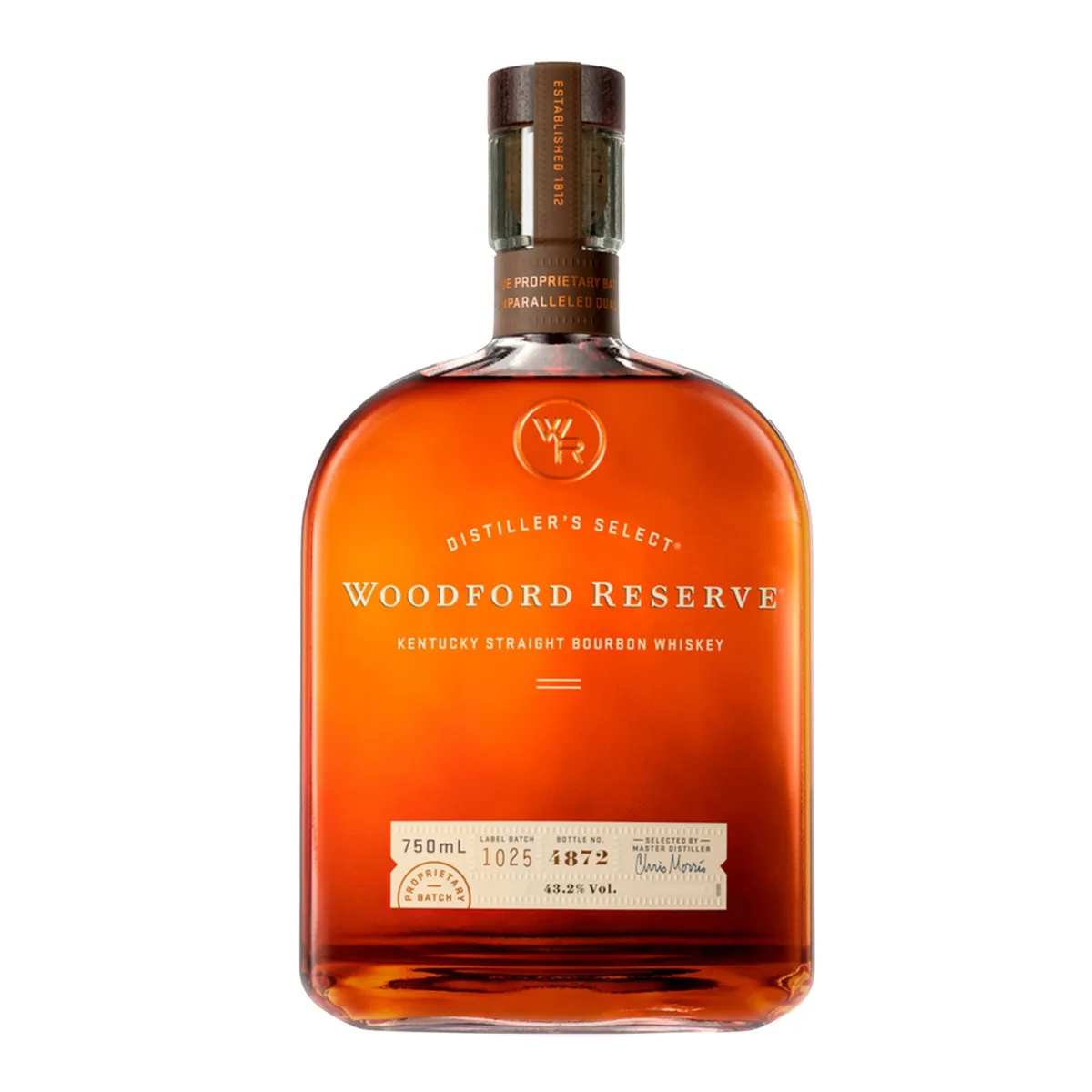 WHISKY BOURBON WOODFORD RESERVE 750ML
