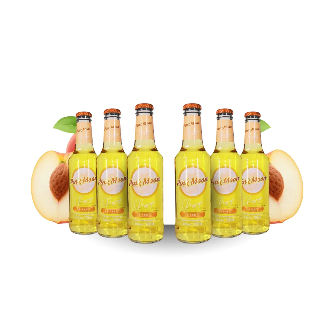 VINHO FRISANTE PINK MOON PESSEGO 6X275M
