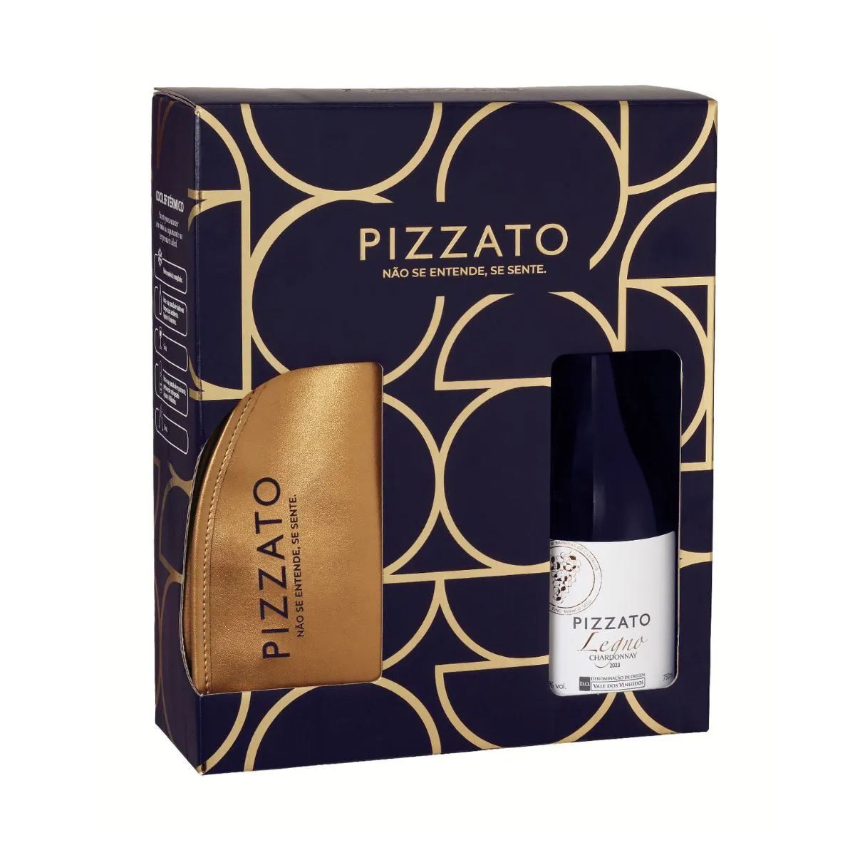 VINHO PIZZATO LEGNO 750ML C/ COOLER