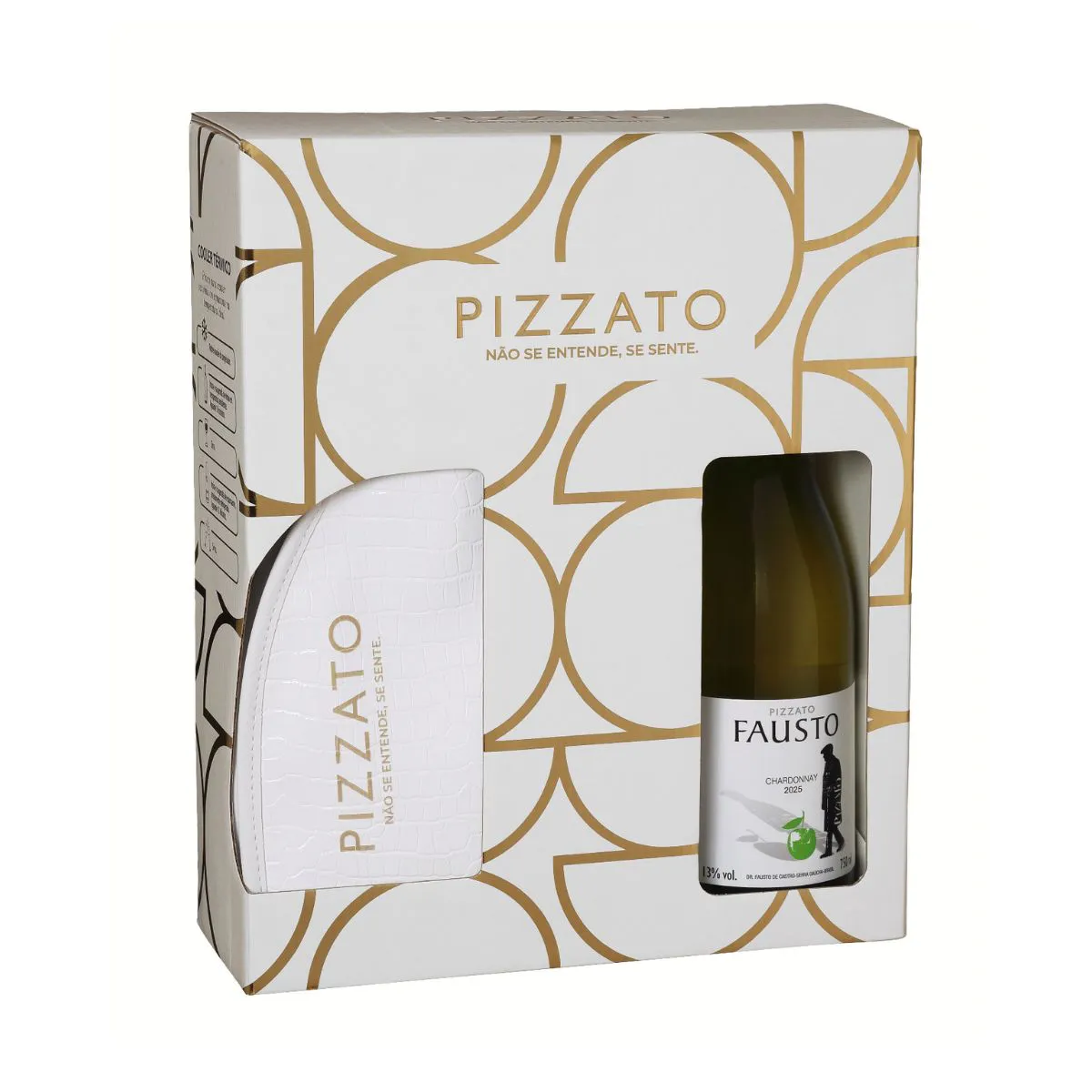VINHO FAUSTO CHARDONNAY 750ML C/ COOLER