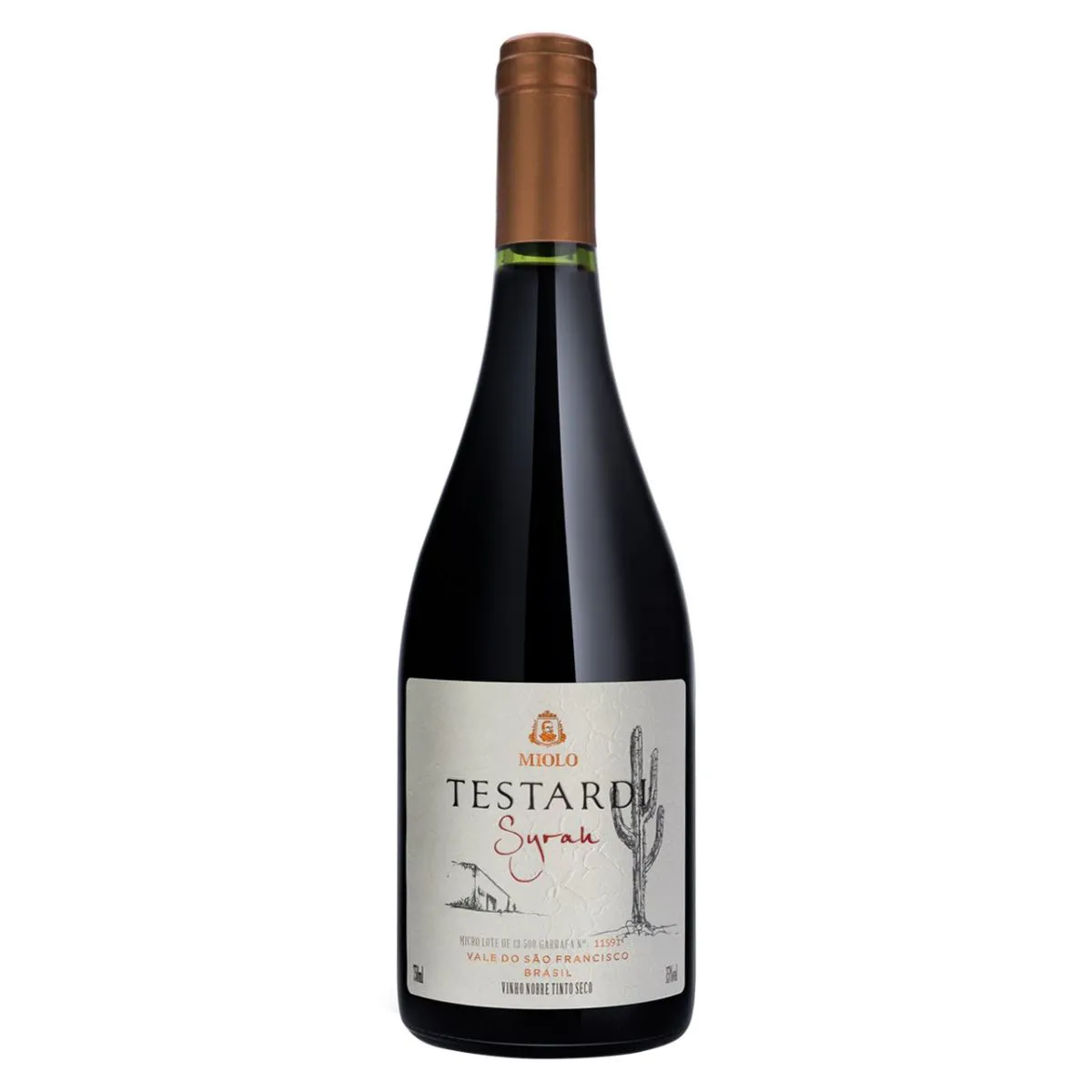 VINHO MIOLO TESTARDI SHIRAZ 750ML
