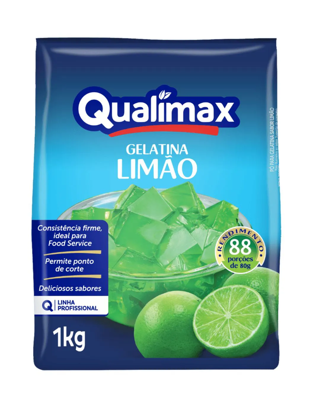 GELATINA DE LIMAO QUALIMAX PCT 1 KG