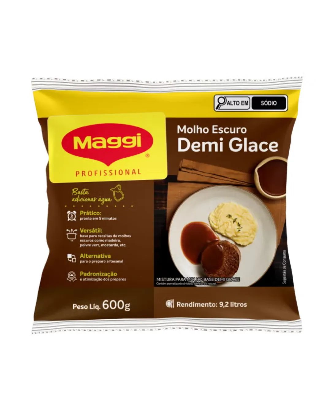 MOLHO ESCURO (DEMI GLACE) MAG NESTLE 600 G