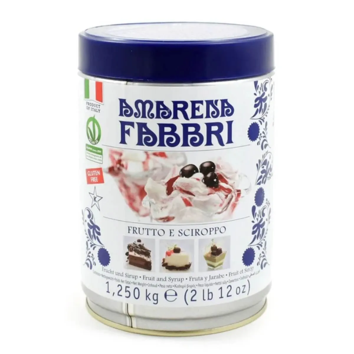 CEREJA EM CALDA AMARENA FABBRI 1,25 KG