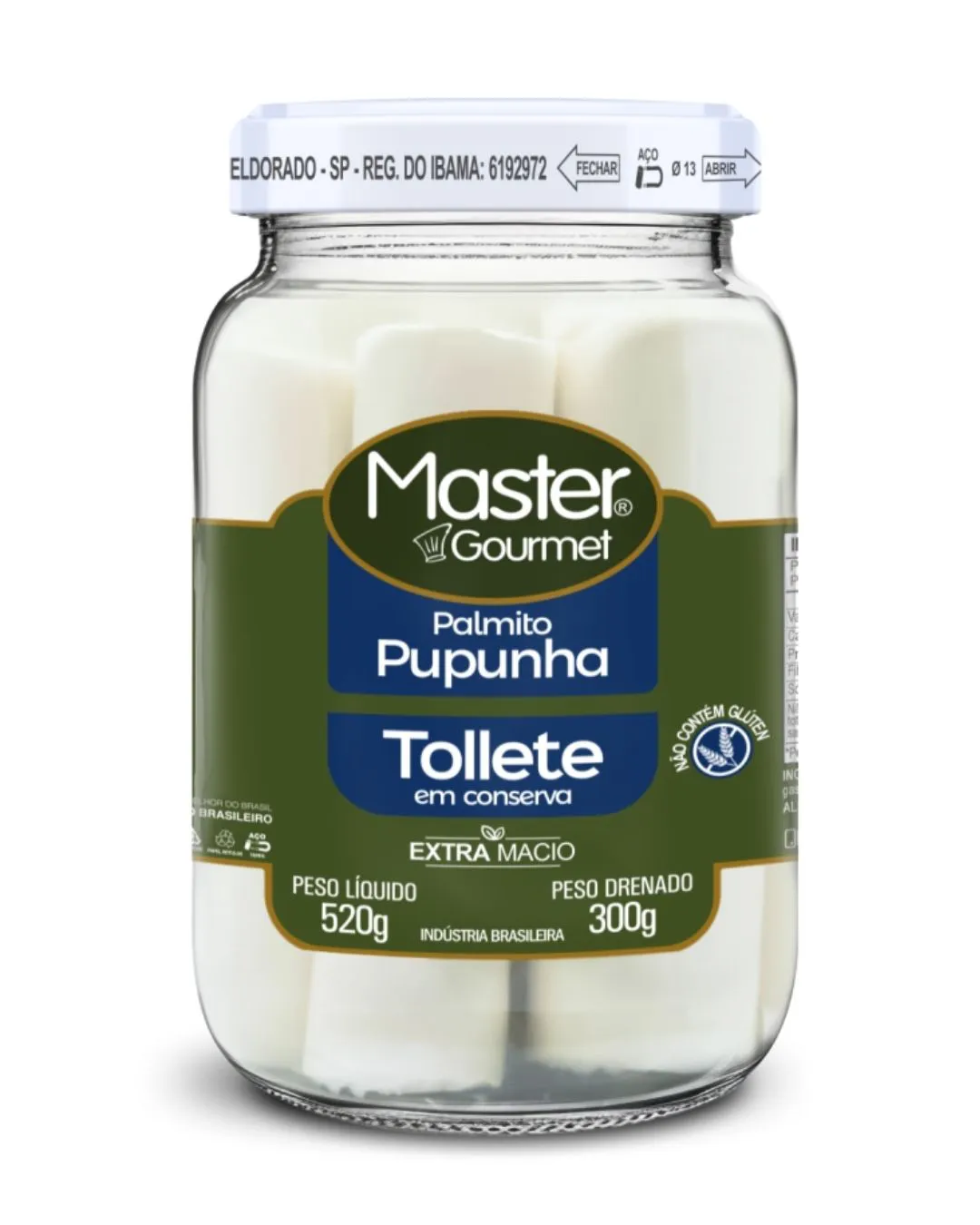PALMITO PUPUNHA TOLETTE M. GOURMET 300 G