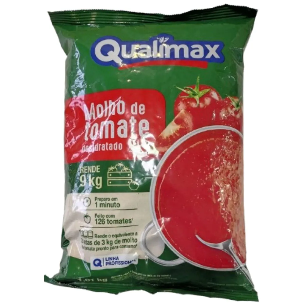 MOLHO DE TOMATE DESIDRAT QUALIMAX 1,01 KG