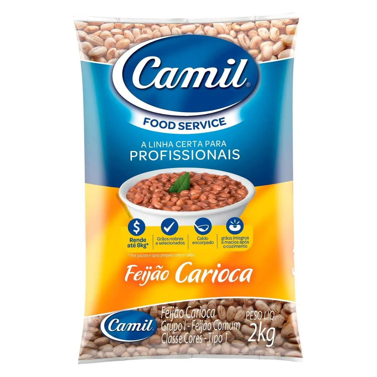 FEIJAO CARIOCA CAMIL 2 KG
