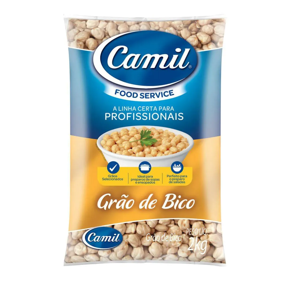 GRAO DE BICO CAMIL 2 KG