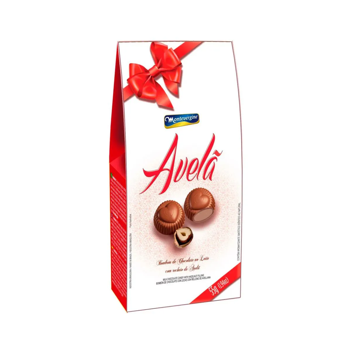 BOMBOM CORACAO RECH. AVELA MONTEVE 55 G