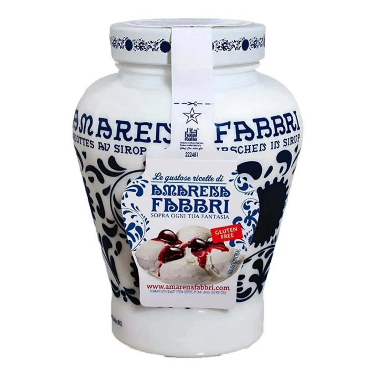CEREJA EM CALDA AMARENA FABBRI 600 G