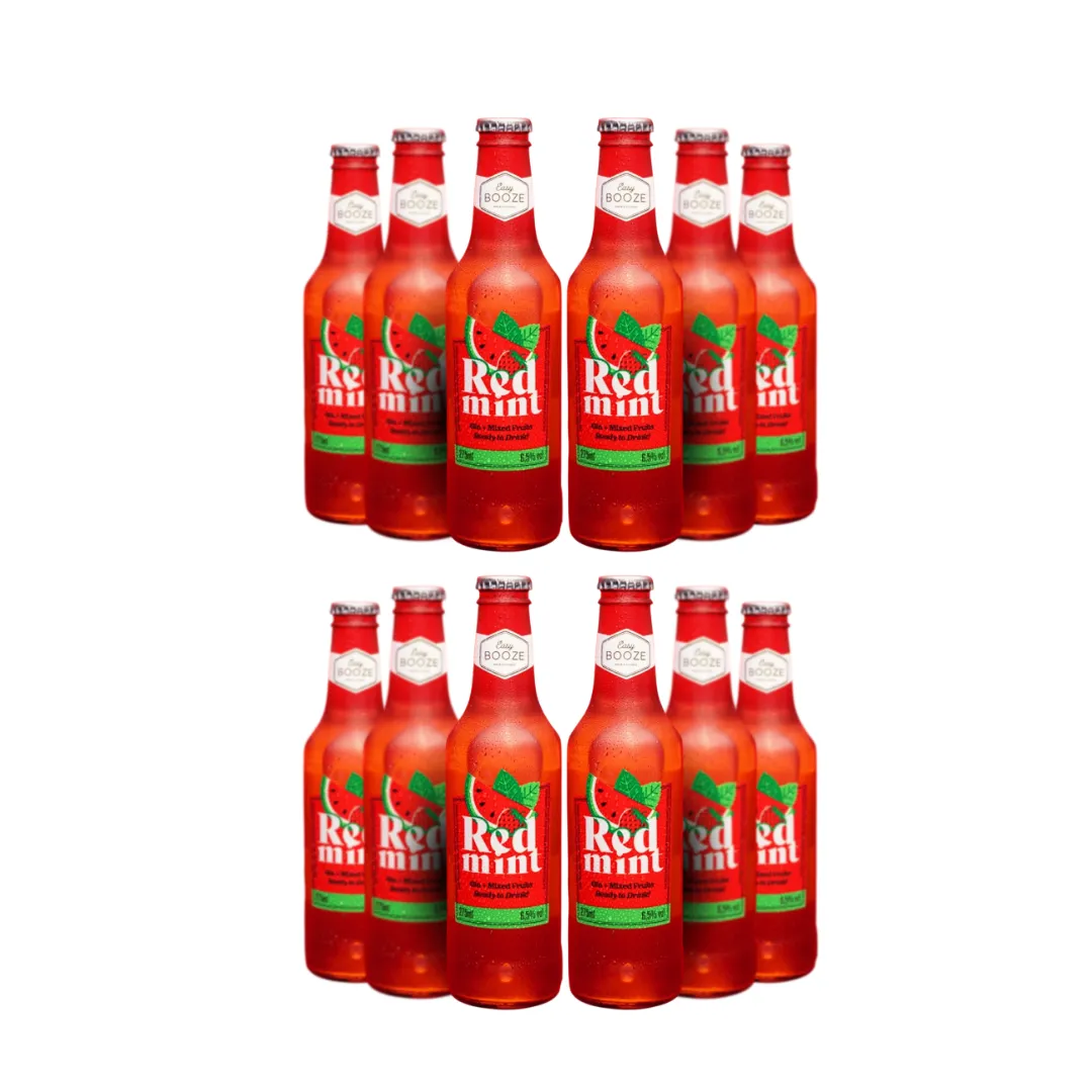 PREP GIN EASY BOOZE RD MINT 200ML C/12