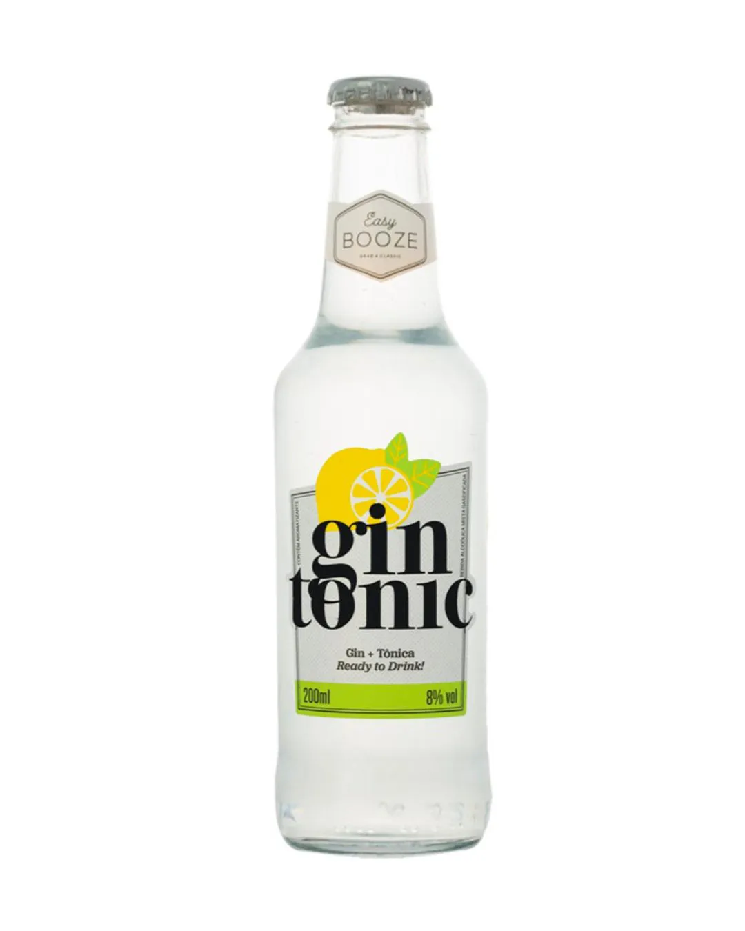 PREP GIN EASY BOOZE NATURAL 200ML C/12