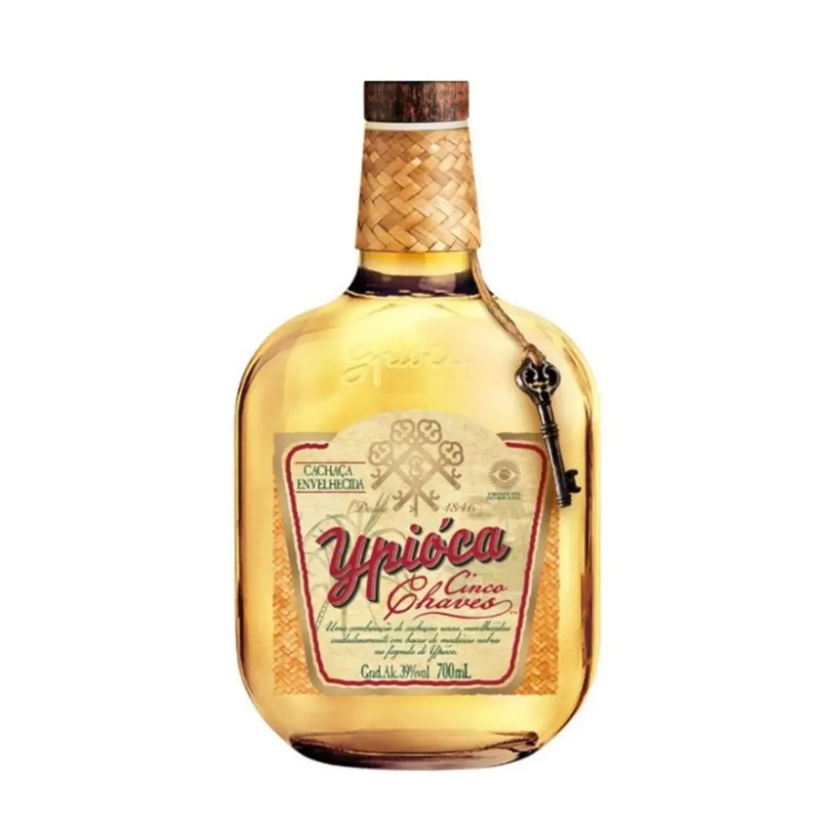 CACHAÇA YPIOCA 5 CHAVES 700ML (NOVA)