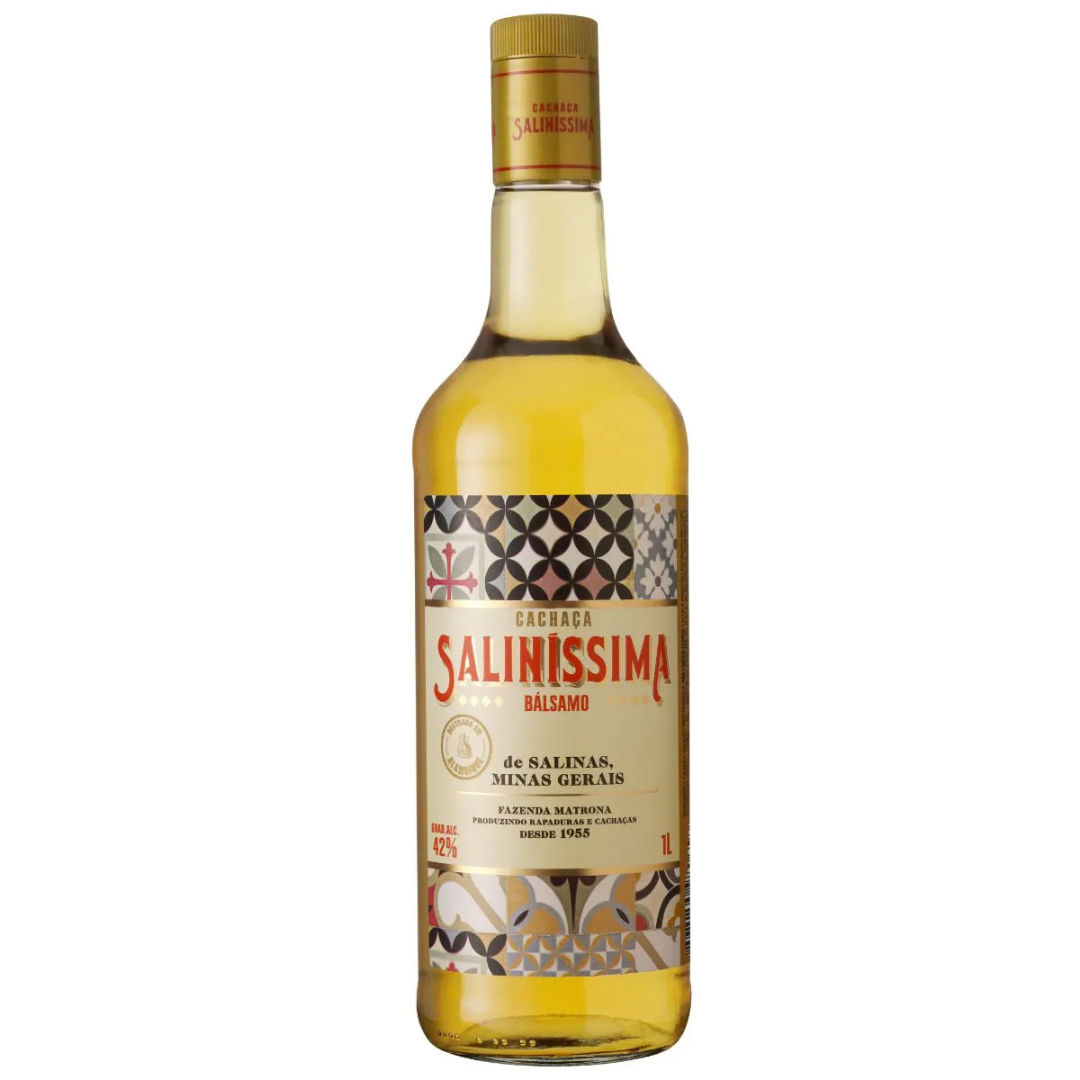 CACHACA SALINISSIMA OURO 1 L