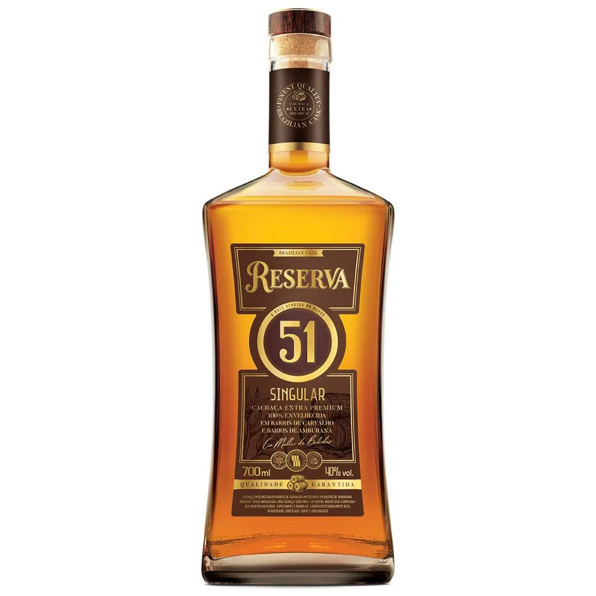 CACHACA 51 RESERVA SINGULAR 700ML