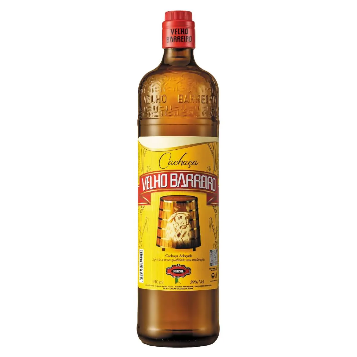 CACHACA VELHO BARREIRO 910ML