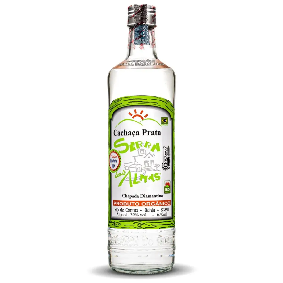CACHACA SERRA DAS ALMAS PRATA 670ML