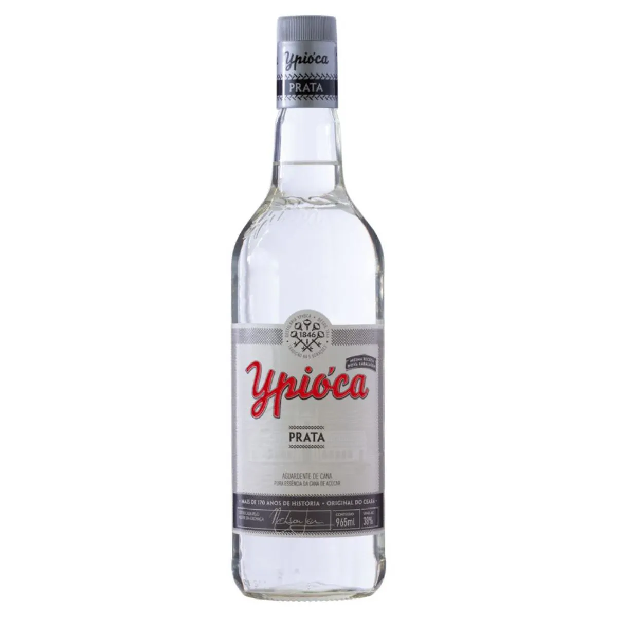 CACHACA NOVA YPIOCA PRATA (S/P) 965ML