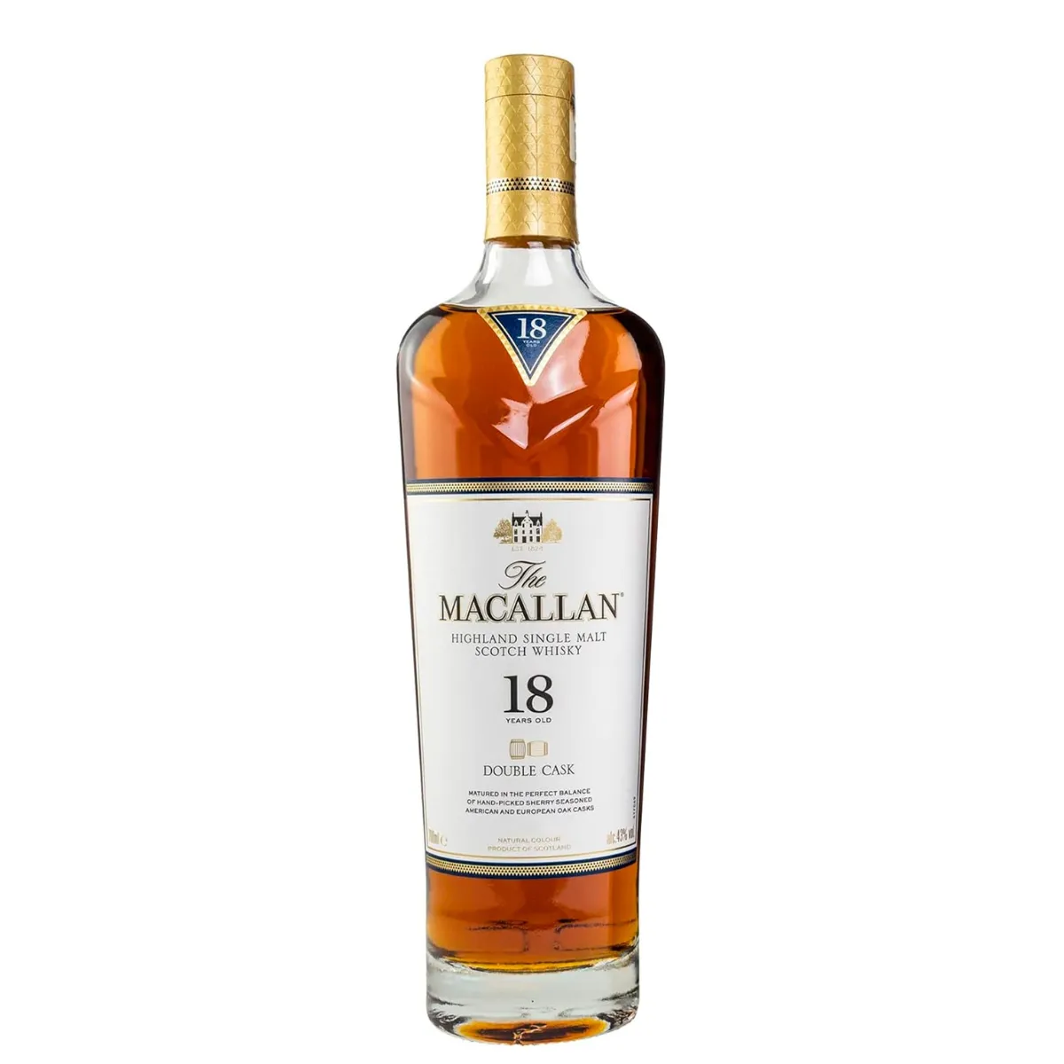 WHISKY MACALLAN DOUBLE CASK 18 Y 700ML