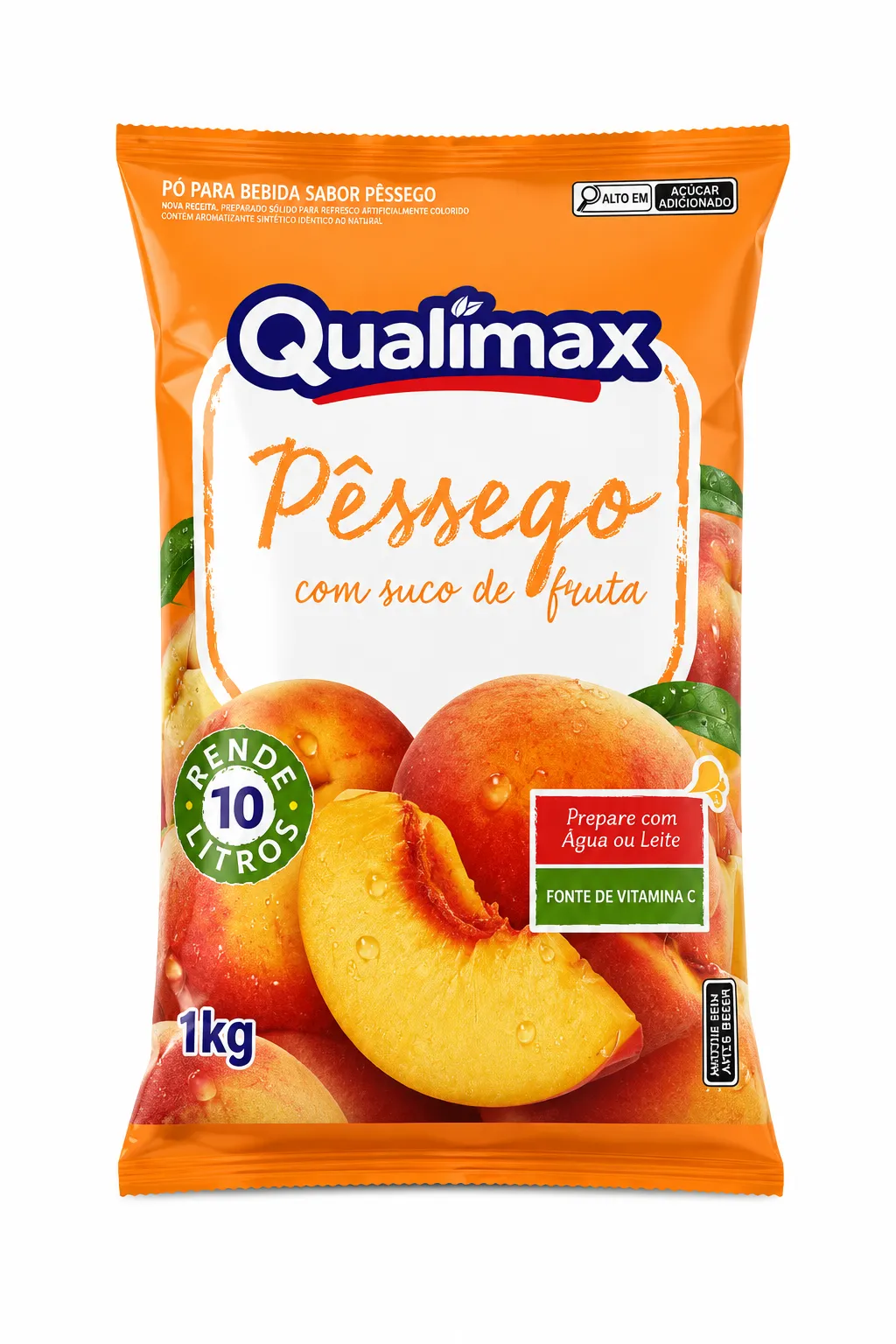 REFRESCO QUALIMAX PESSEGO 1 KG