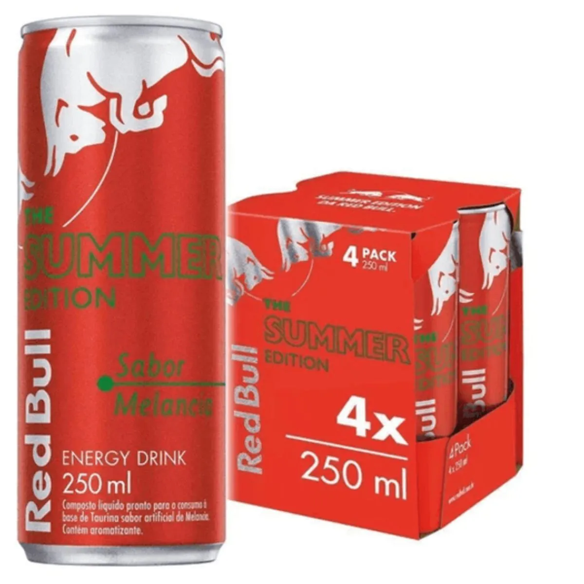 ENERGETICO RED BULL MELANCA PACK 4 X 250ML